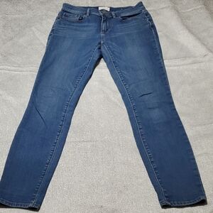 LOFT Women's Skinny Jeans in Deep Blue SIZE 2